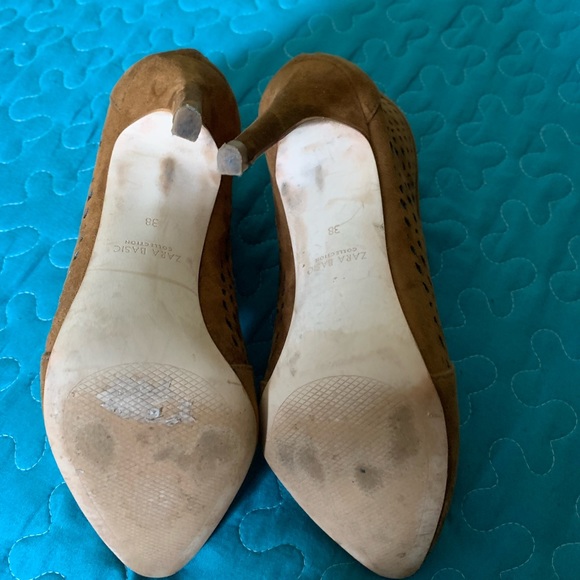 Zara Basic Collection -Heeled Booties - Picture 7 of 10